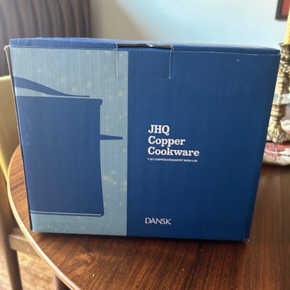 NWB-Dansk 7qt Copper Stockpot by Jens Quistgaard - Picture 6 of 15